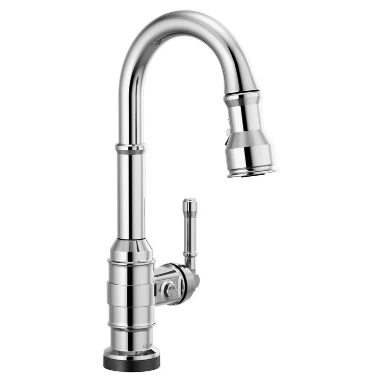 Bar Faucet Broderick Prep 1 Lever ADA CALGreen Arctic Stainless Touch2O with Touchless/MagnaTite Docking/VoiceIQ Compatible 1.8 Gallons per Minute - Frankwebs