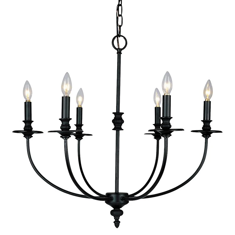 Hartford Six-Light Chandelier - Frankwebs