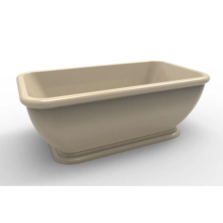 Soaking Tub Designer Collection Rockwell 66 x 36 Inch Freestanding Tub Only Center White Acrylic - Frankwebs