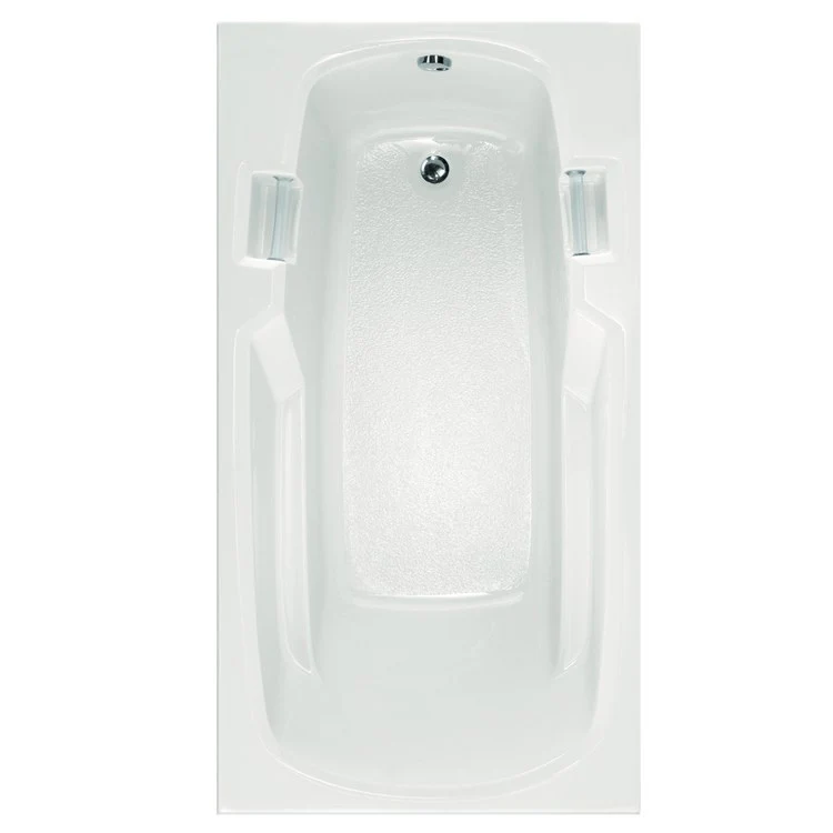 Soaking Tub Studio Collection 60 x 32 Inch Drop-In Tub Only End Bone Acrylic - Frankwebs