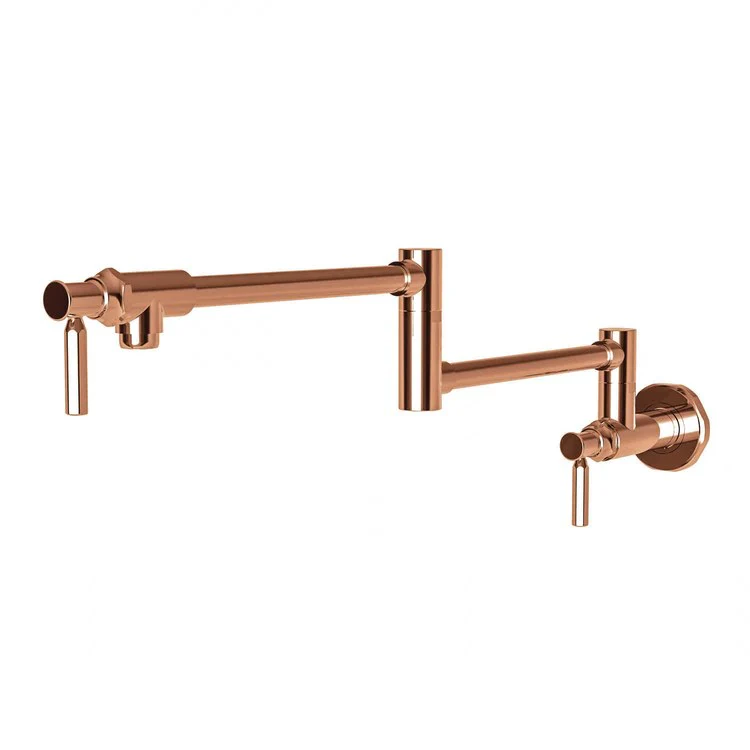 Pot Filler Heaney Wall Mount 2 Lever ADA English Bronze - Frankwebs
