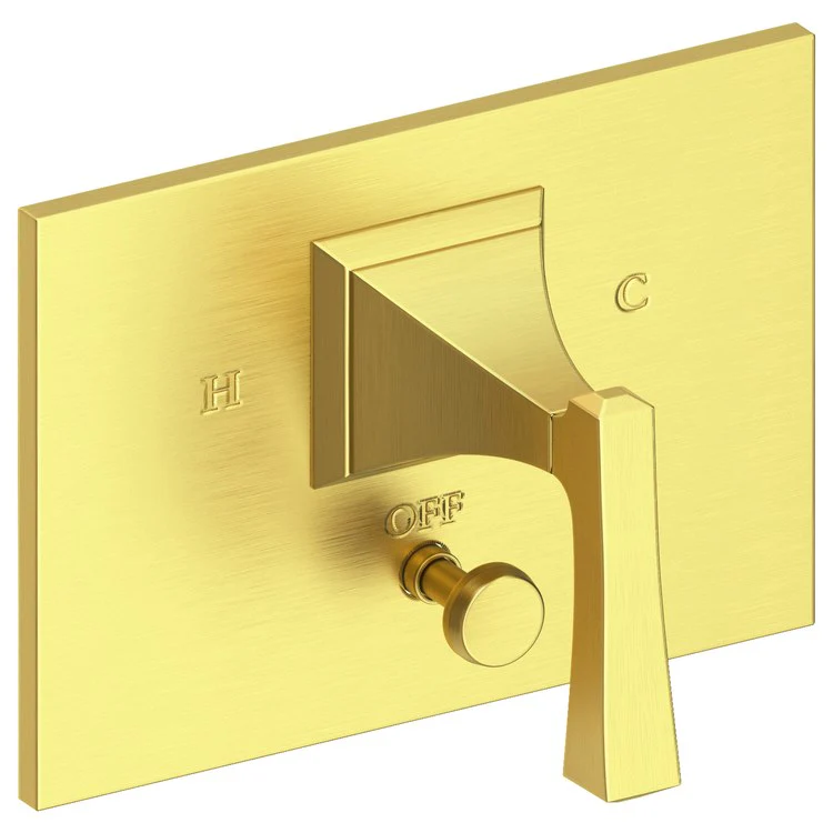 Joffrey Pressure Balance Tub/Shower Valve Trim Only with Lever Handle - Flat Black - Frankwebs