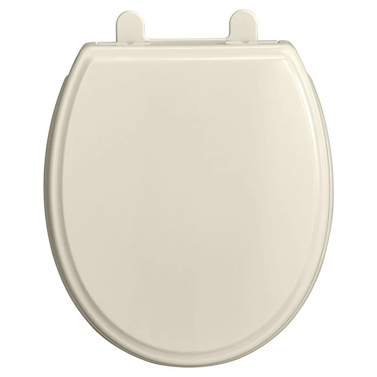 Traditional Slow-Close Easy Lift-Off Round-Front Toilet Seat with Lid - Linen - Frankwebs