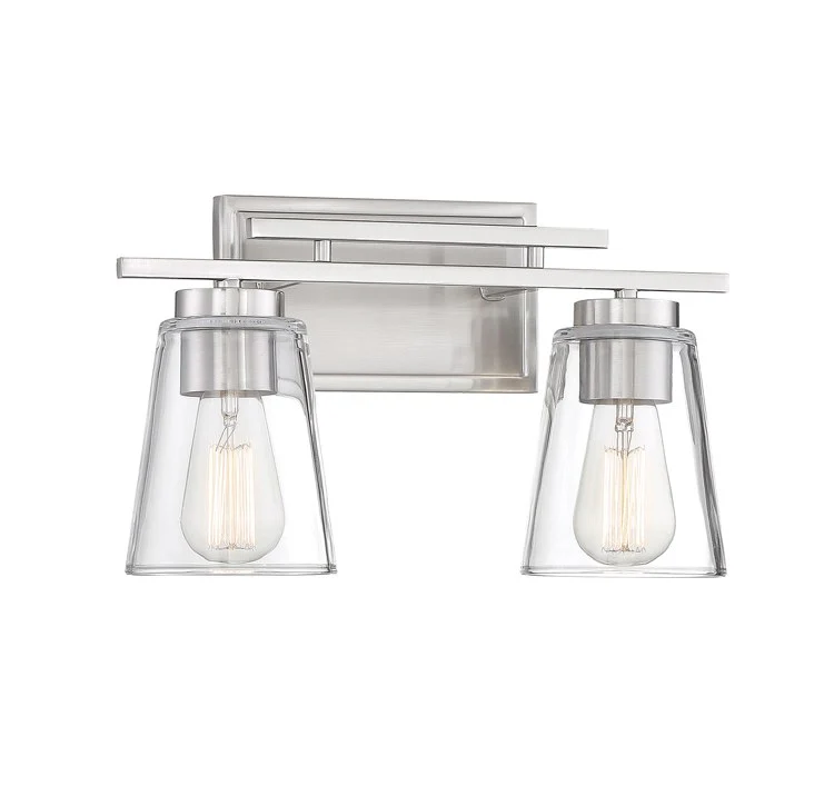 Calhoun Two-Light Bathroom Vanity Fixture - Frankwebs