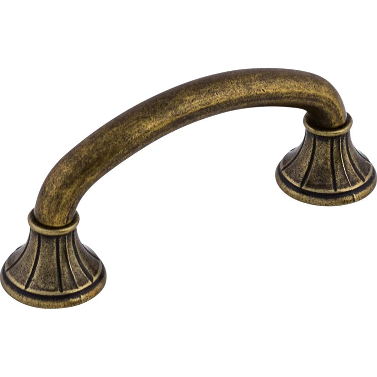 Pull Edwardian Lund German Bronze Zinc Alloy 3 Inch 4 x 1 x 1-1/2 Inch - Frankwebs