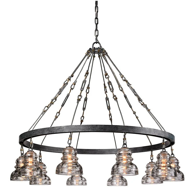 Menlo Park Ten-Light Large Chandelier - Frankwebs