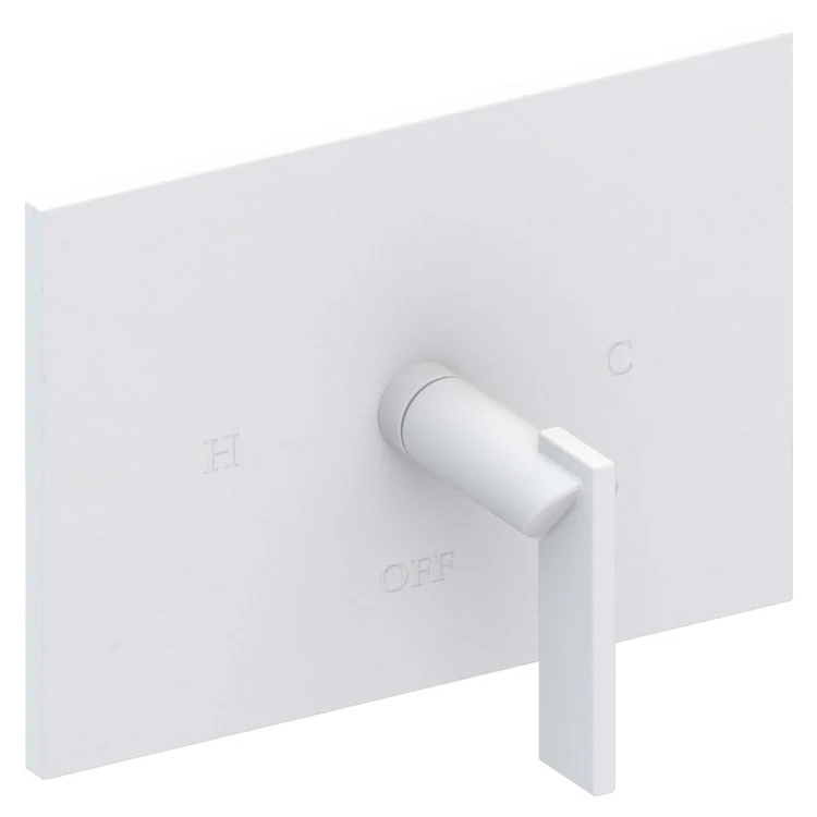 Pressure Balance Valve Trim Metro Rectangle 1 Lever Antique Nickel ADA Depth 3-1/2 Inch - Frankwebs