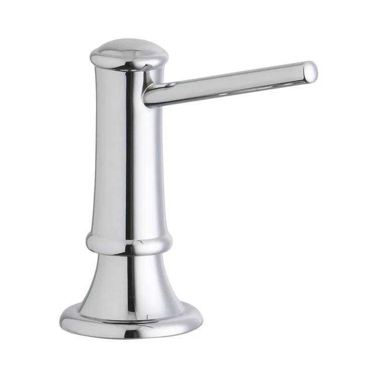 Soap Dispenser Explore Polished Nickel Plastic Brass Plunger Dispenser 3-1/2 Inch - Frankwebs