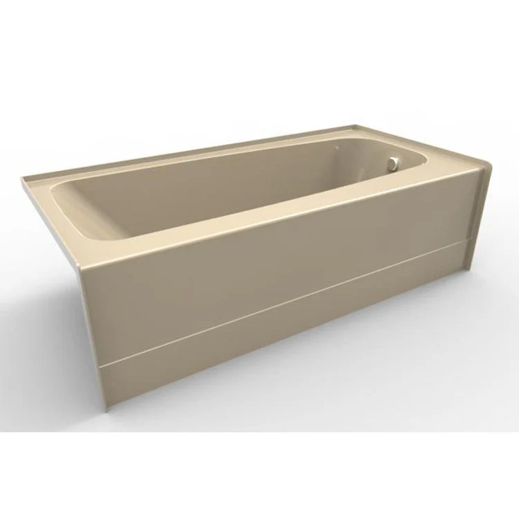 Soaking Tub Studio Collection Regan 72 x 32 Inch Alcove Tub Only Right Hand Biscuit Acrylic - Frankwebs