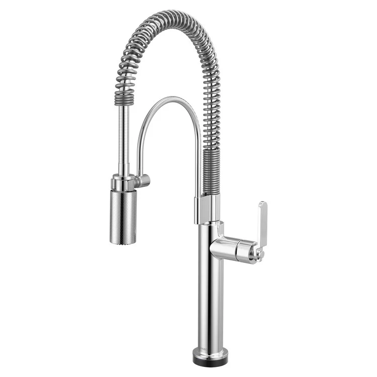 Kitchen Faucet Litze Smarttouch Semi Professional 1 Industrial Handle ADA Matte Black/Brilliance Luxe Gold Gooseneck 360 DEG Swivel 1 Hole TempID 1.8 Gallons per Minute - Frankwebs