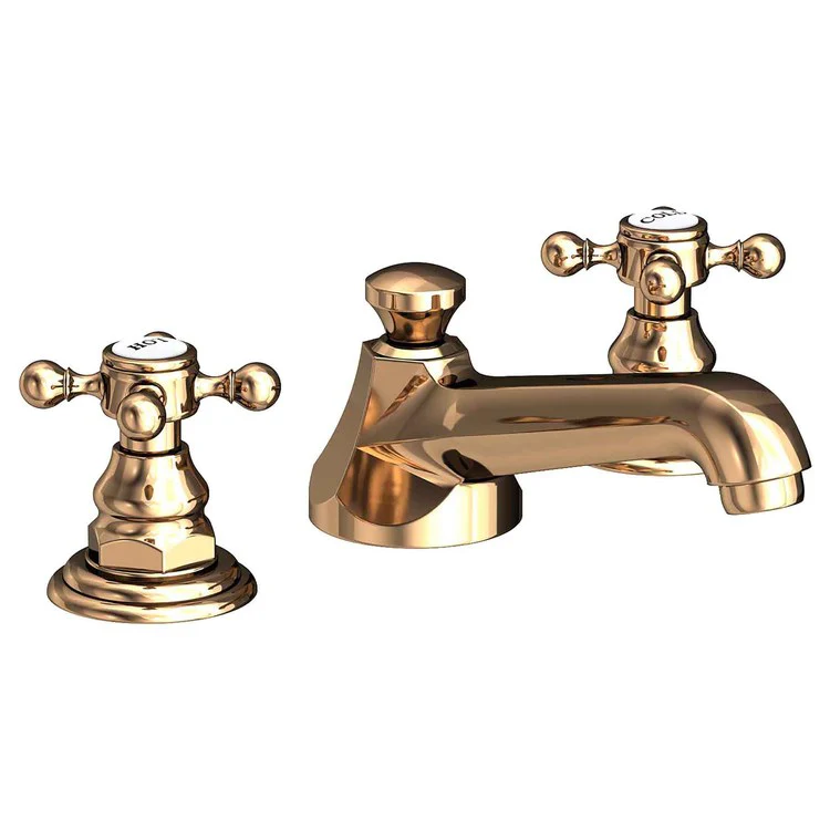 Lavatory Faucet Astor Widespread 8 to 20 Inch Spread 2 Cross ADA Antique Copper 1.2 Gallons per Minute Brass Spout Height 1-7/16 Inch - Frankwebs