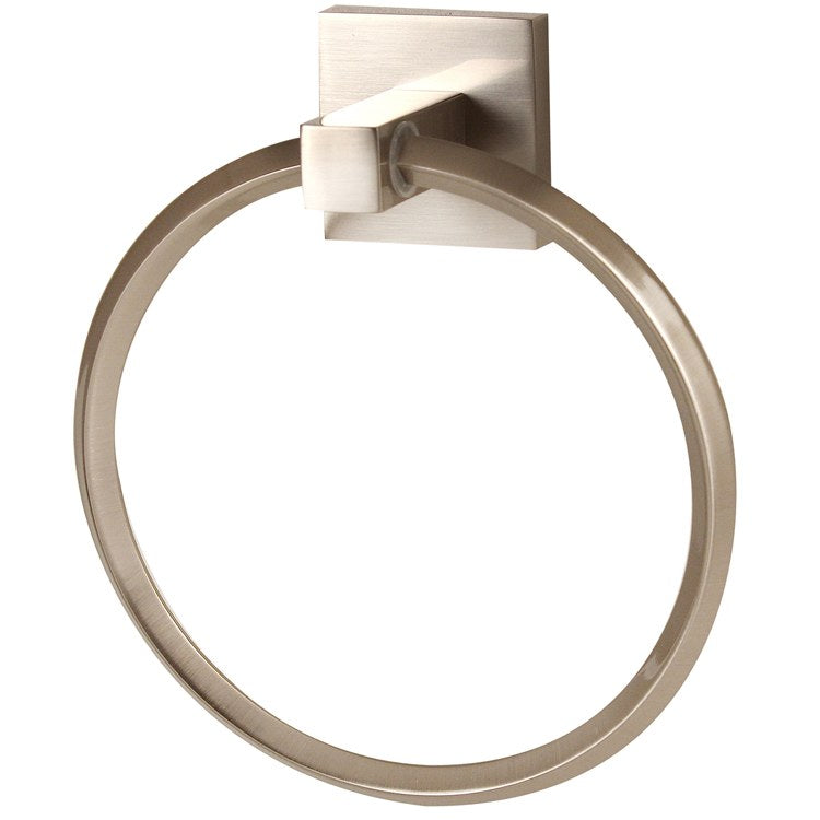 Towel Ring Contemporary II Bath 6 Inch Polished Chrome Brass 2-1/4 Inch - Frankwebs