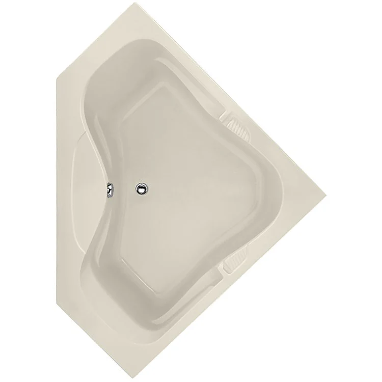 Soaking Tub Designer Collection Lara 60 x 60 Inch Tub Only End Bone Acrylic - Frankwebs