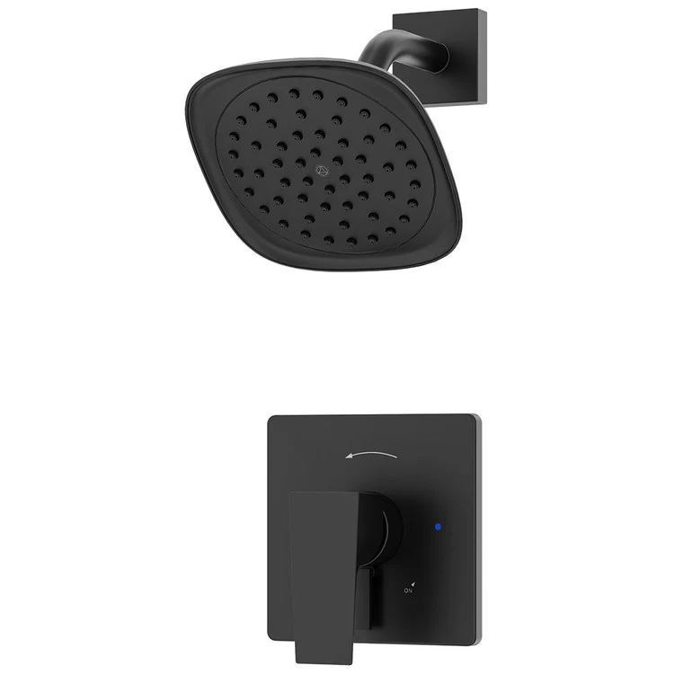 Shower Trim Verity HydroMersion Versaflex Less Showerhead 1 Lever Matte Black ADA 2.0 Gallons per Minute - Frankwebs