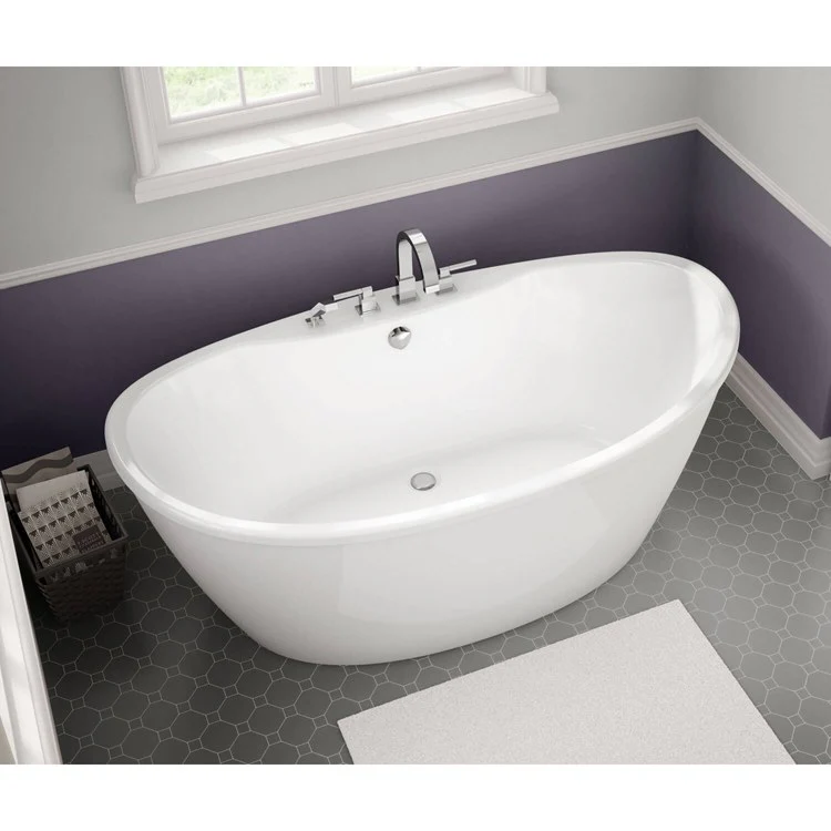 Freestanding Tub Delsia 66 x 36 Inch White Center Oval - Frankwebs