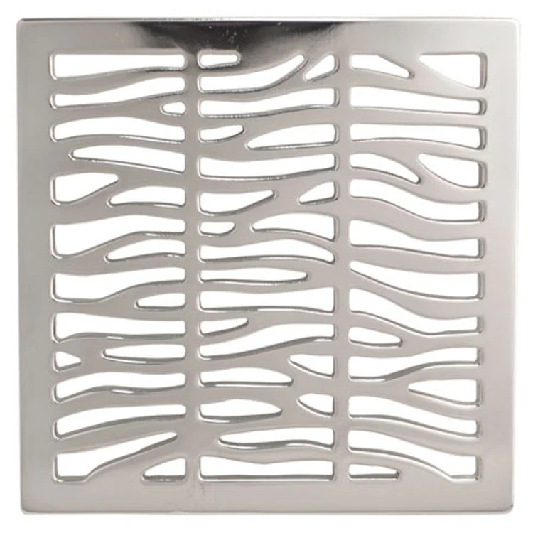 Shower Drain Tub and Shower Square Zebra 4 Inch Matte White Brass for Requires Drain Throat 277-01 4 Inch - Frankwebs