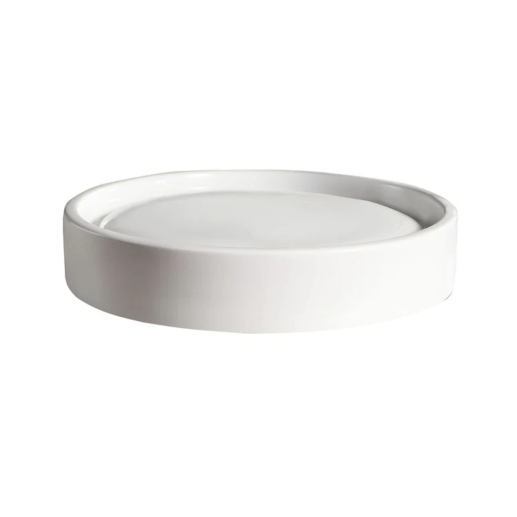 Vessel Selma Above Counter Circle 19-7/8 Inch White Vitreous China - Frankwebs