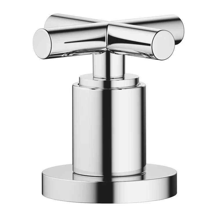 Deck Valve TARA Clockwise Closing Cross Chrome 1-1/4 Inch ADA - Frankwebs