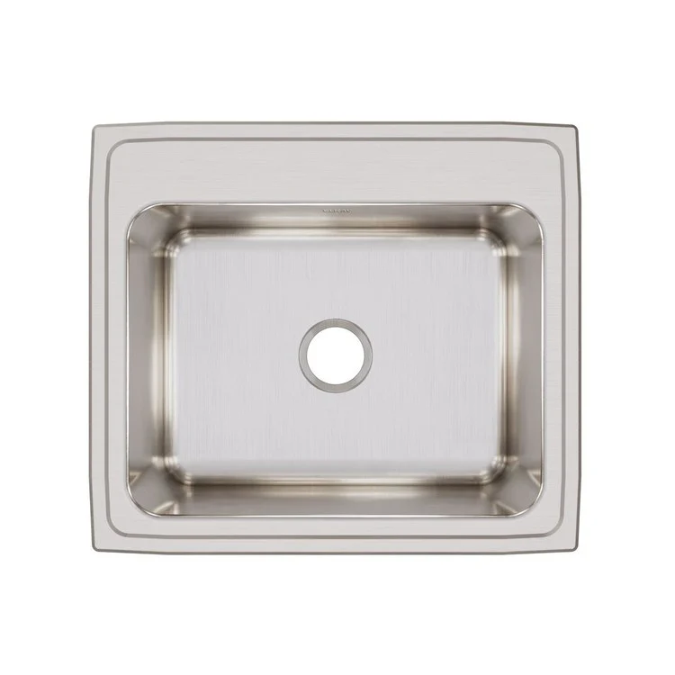 Kitchen Sink Lustertone Classic 25 x 22 Inch Single Bowl Lustrous Satin Drop-In - Frankwebs