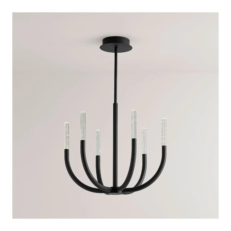 Presto! Six-Light LED Chandelier - Aged Brass - Frankwebs