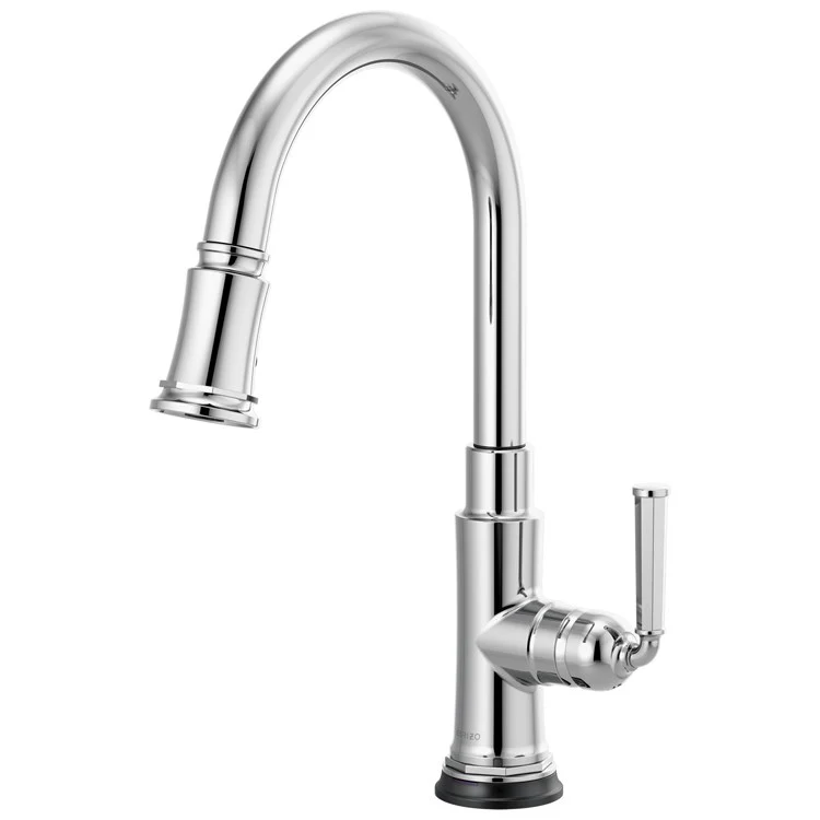 Kitchen Faucet Rook SmartTouch Pull Down 1 Lever ADA Brilliance Luxe Gold 1.8 Gallons per Minute - Frankwebs
