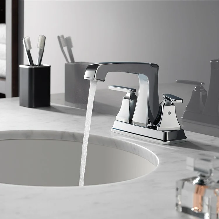 Ashlyn Two Handle Centerset Bathroom Faucet with Pop-Up Drain - Frankwebs