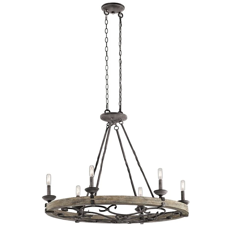 Taulbee Six-Light Oval Chandelier/Pendant - Frankwebs