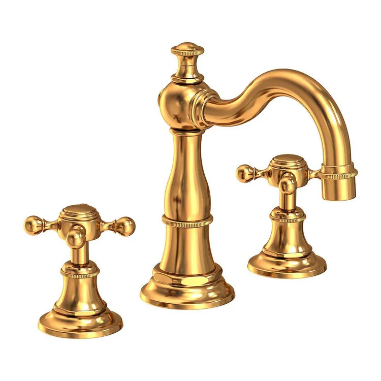 Lavatory Faucet Victoria Widespread 8 to 20 Inch Spread 2 Cross ADA Gloss Black 1.2 Gallons per Minute Brass Spout Height 4-3/16 Inch - Frankwebs