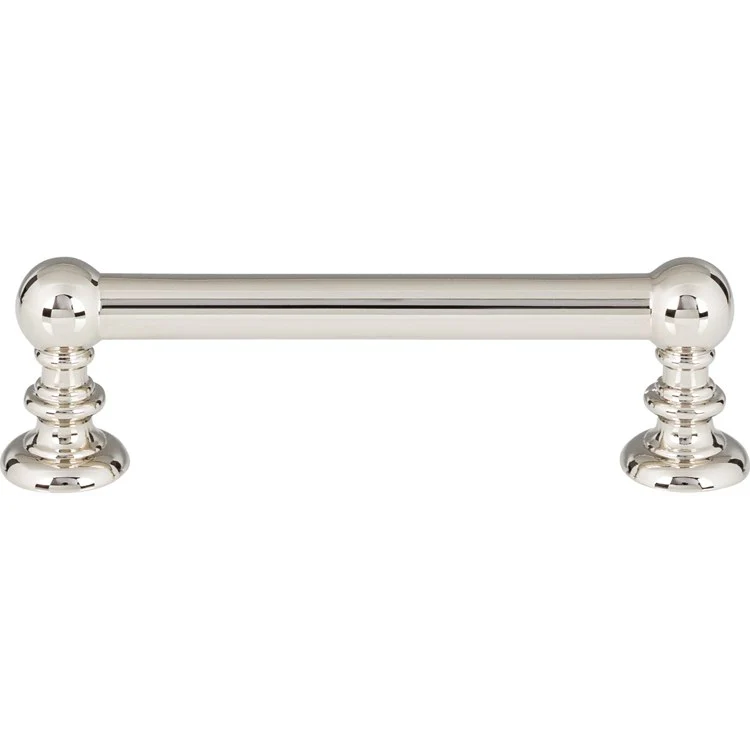 Drawer Pull Atlas Victoria Polished Nickel Zinc Alloy 3-3/4 Inch 4-5/8 x 7/8 Inch - Frankwebs
