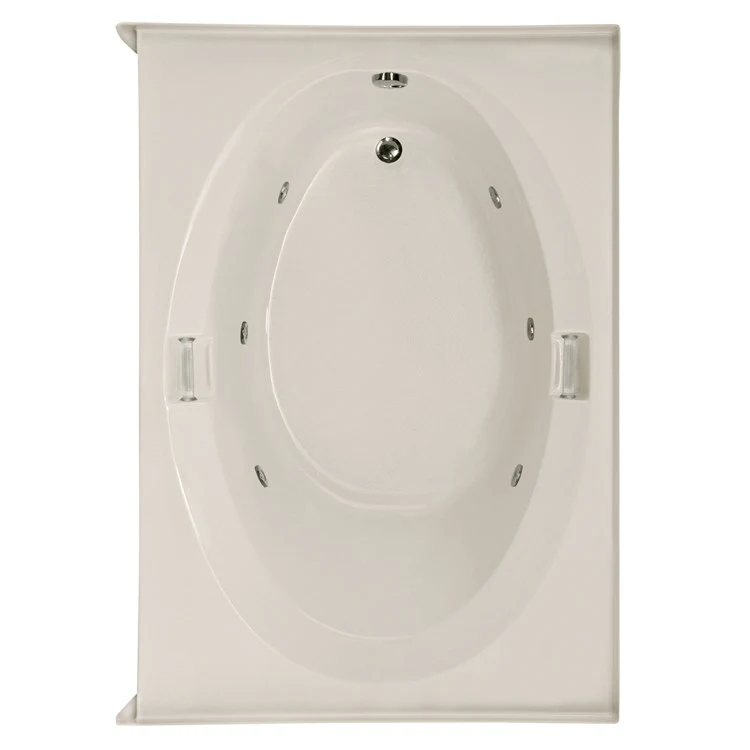 Whirlpool Tub Designer Collection Marlie 66 x 32 x 20 Inch Drop-In Bone Rectangle - Frankwebs