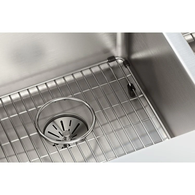 Kitchen Sink Lustertone Iconix 32.75 x 19.5 Inch Double Bowl Kit with Perfect Drain Luminous Satin Undermount - Frankwebs