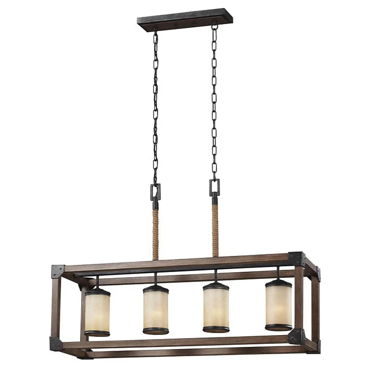 Dunning Four-Light LED Linear Pendant - Frankwebs