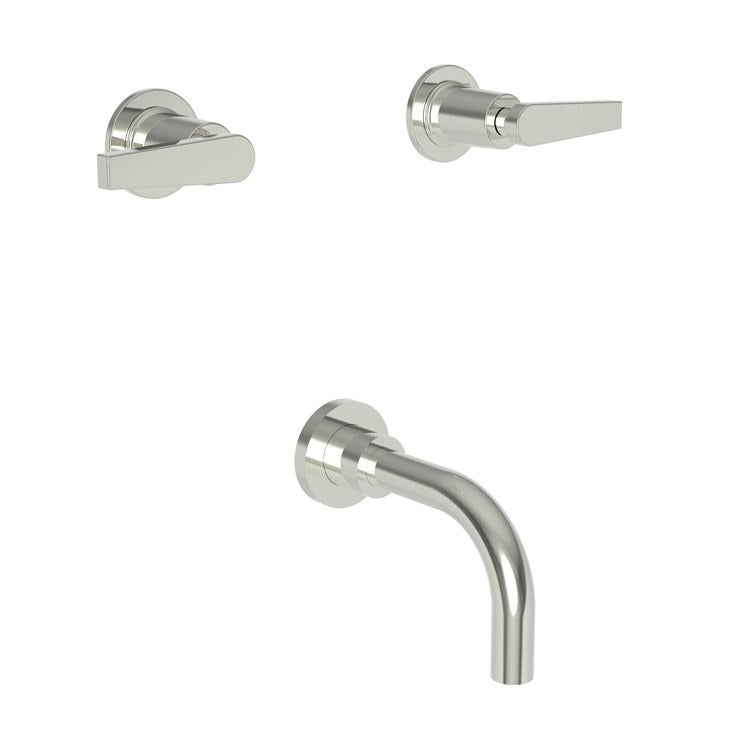 Tub Filler Trim Dorrance Wall Mount 2 Lever Polished Chrome ADA 7-7/8 Inch Spread - Frankwebs