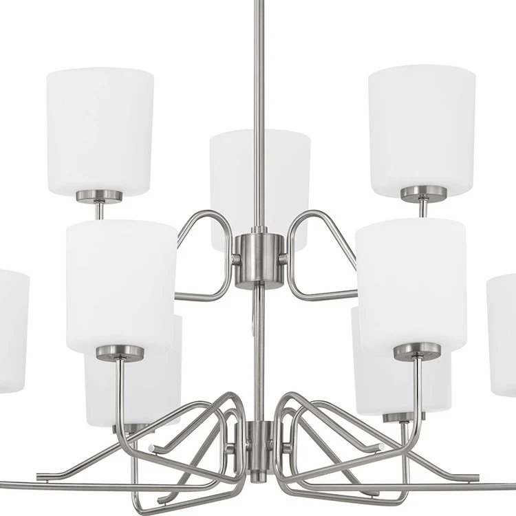 Tobin Nine-Light Two-Tier Chandelier - Frankwebs