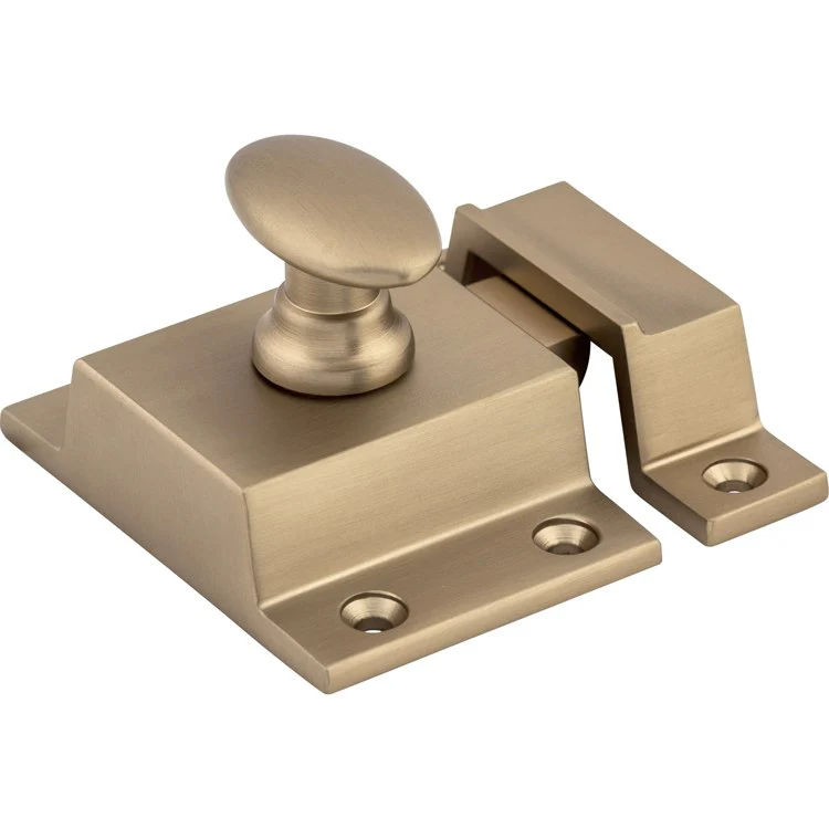 Door Latch Additions Cabinet Brushed Bronze 2 x 2 x 1/2 Inch Zinc Alloy - Frankwebs