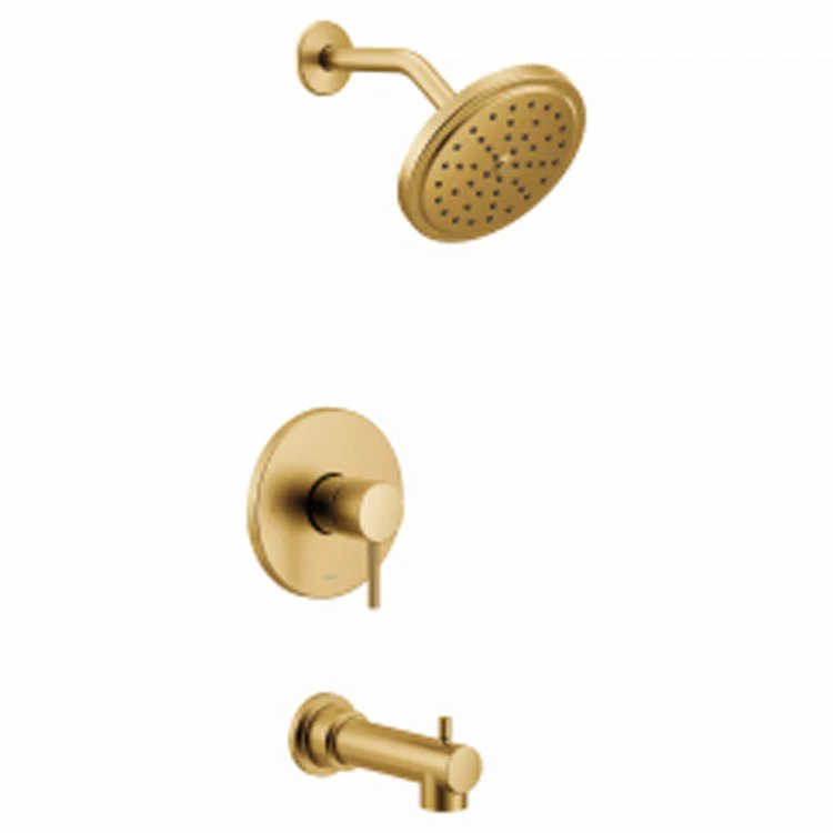 Tub and Shower Trim Align M-Core Eco-Performance 1 Lever Brushed Gold ADA 1.75 Gallons per Minute - Frankwebs