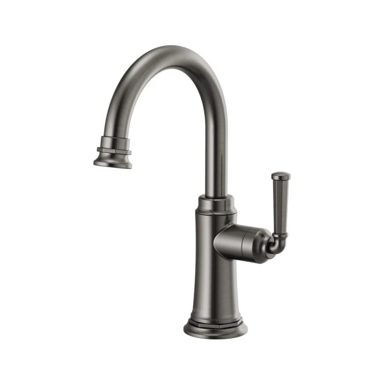 Beverage Faucet Rook Cold Water 1 Lever ADA Brilliance Polished Nickel 360 Degree Swivel - Frankwebs