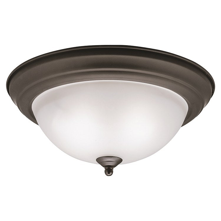 Two-Light Flush Mount Ceiling Fixture - Frankwebs