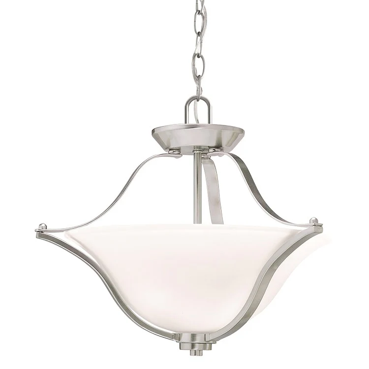Langford Two-Light Pendant/Semi-Flush Mount Ceiling Fixture - Frankwebs