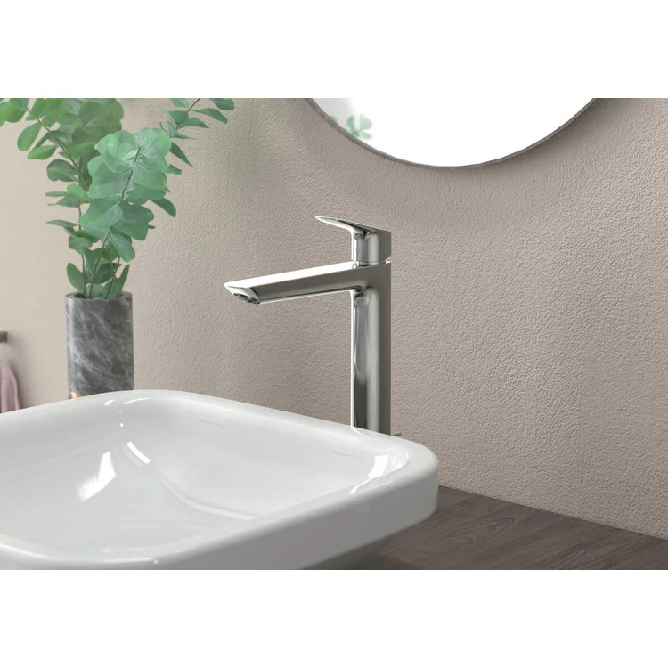 Lavatory Faucet Logis Fine 1 Lever ADA WaterSense Chrome 1.2 Gallons per Minute Less Drain 1 Hole AirPower EcoRight ComfortZone - Frankwebs