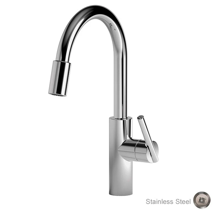 East Linear Single Handle Pull Down Kitchen Faucet - Frankwebs