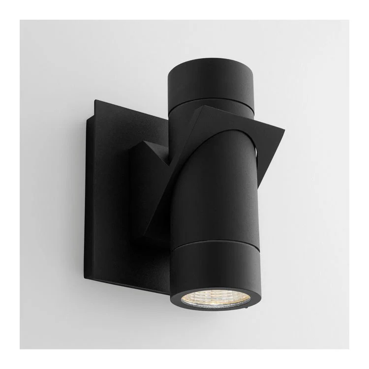 Razzo Two-Light LED Outdoor Wall Sconce - Black - Frankwebs