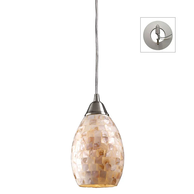 Capri Single-Light Pendant with Recessed Light Kit - Frankwebs