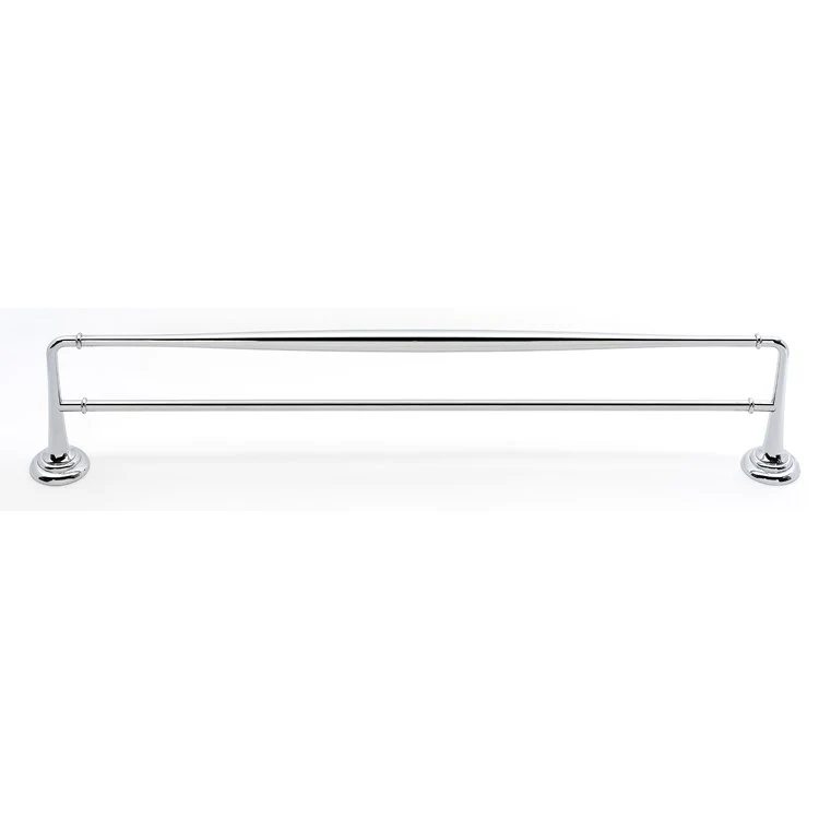 Towel Bar Charlie's Bath 24 Inch Double Bronze Brass 5-5/16 Inch - Frankwebs