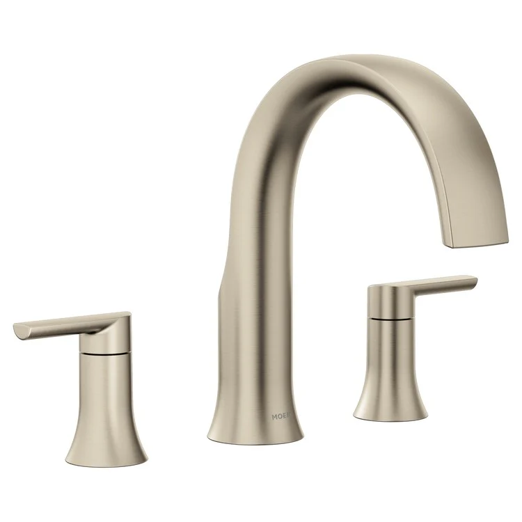 Roman Tub Trim Doux 2 Lever Chrome ADA 10 Inch Spread - Frankwebs