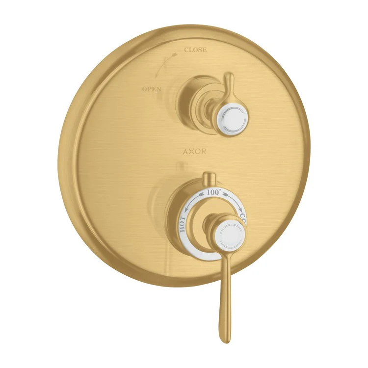 AXOR Montreux Thermostatic Valve Trim with Volume Control/Lever Handle - Frankwebs
