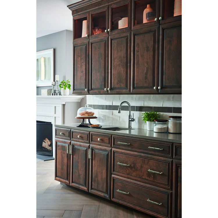 Pull Grace Henderson Brushed Satin Nickel Zinc Alloy 8-13/16 Inch - Frankwebs