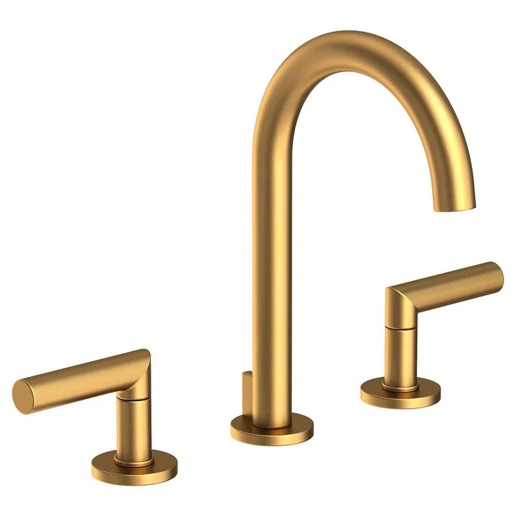 Lavatory Faucet Pavani Widespread 8 to 20 Inch Spread 2 Lever ADA Midnight Chrome 1.2 Gallons per Minute Brass Spout Height 6-1/8 Inch - Frankwebs