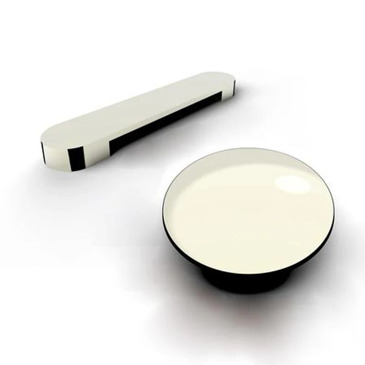 Freestanding Tub Verron 69 Inch Rectangle Acrylic White/Polished Nickel Drain and Overflow Covers No Faucet Holes - Frankwebs