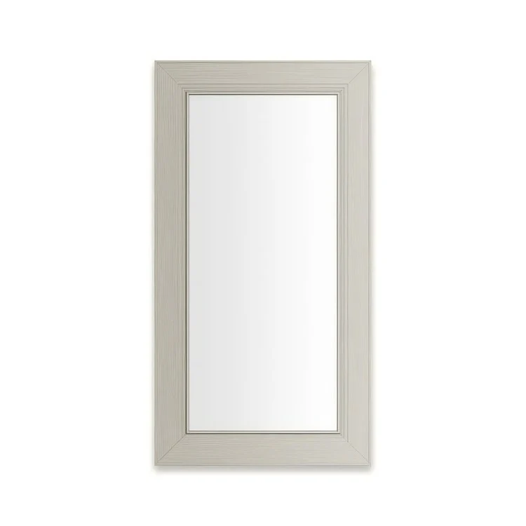 Medicine Cabinet Main Line 16 x 30 Inch 1 Doors Framed Mirror Nickel Flat Top Merion Frame Slow Close Hinges 4 Inch - Frankwebs